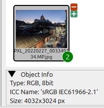 Screenshot Object Info